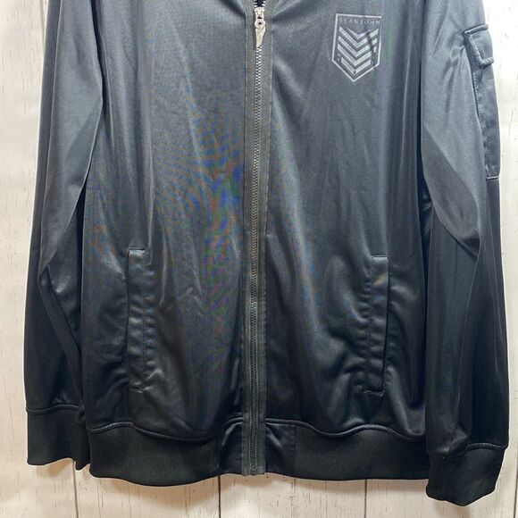 Sean John Mens Black Full Zip Track Jacket - Picture 12 of 16